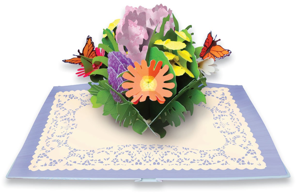 Pop Up Book Flowers