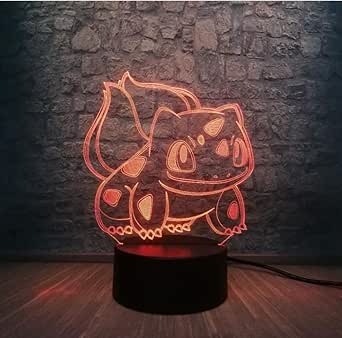 Luz De Noche Led Ilusión 3D Regalo Del Día De Los Niños Luz Usb De