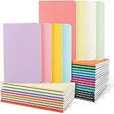 Oucaru 32PCS Mini Notebooks Bulk, 3.5" x 5.5", 16 Color, 60 Pages Blank Paper Small Pocket Notebook Set, Mini Journal Memo Notepads for Students, Traveler, School Office Supplies