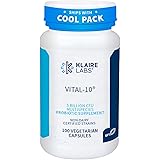 Klaire Labs Vital-10 Probiotic - 10 Species Supplement with Lactobacillus, Bifidobacterium & Streptococcus for Immune, Digest