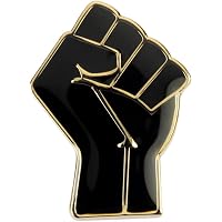 Spilla Badge Con Pugno Black Lives Matter &ndash; Diritti Delle Minoranze Etnice