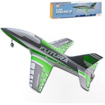 FMS Rc Jets Futura 64MM EDF Sport Jet Green rc Airplanes for