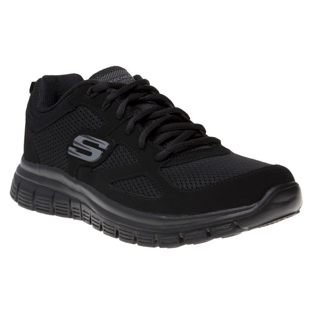 Skechers Burns- Agoura Herren Turnschuhe, Black, 42 EU