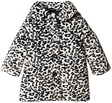 Calvin Klein Little Girls' Toddler Animal Print Faux Fur Jacket, Multi AP, 3T