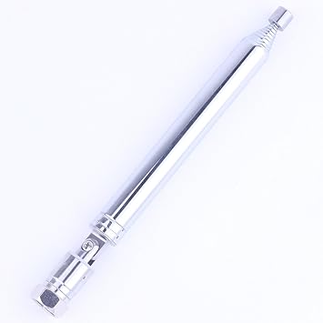 Telescopic Aerial Antenna FM 75 Unbal FOR ALL F CONNECTOR RADIO AND FOR Tivoli Audio Model One, Two, Three ,Musicsystem radio Tivoli Audio Model 10 Stereo AMFM Clock Table Radio Light AluminumSilv