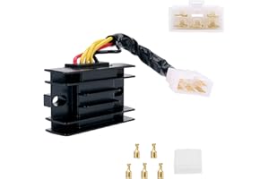 Vroom Rider Voltage Regulator Rectifier Fits for Suzuki DR-Z250 LT160E LT-F160 LT-250 LT-F250 LT-300F LT-F4WD Quad Runner King Quad Repl.# 32800-19B00 32800-19B10 32800-19B11