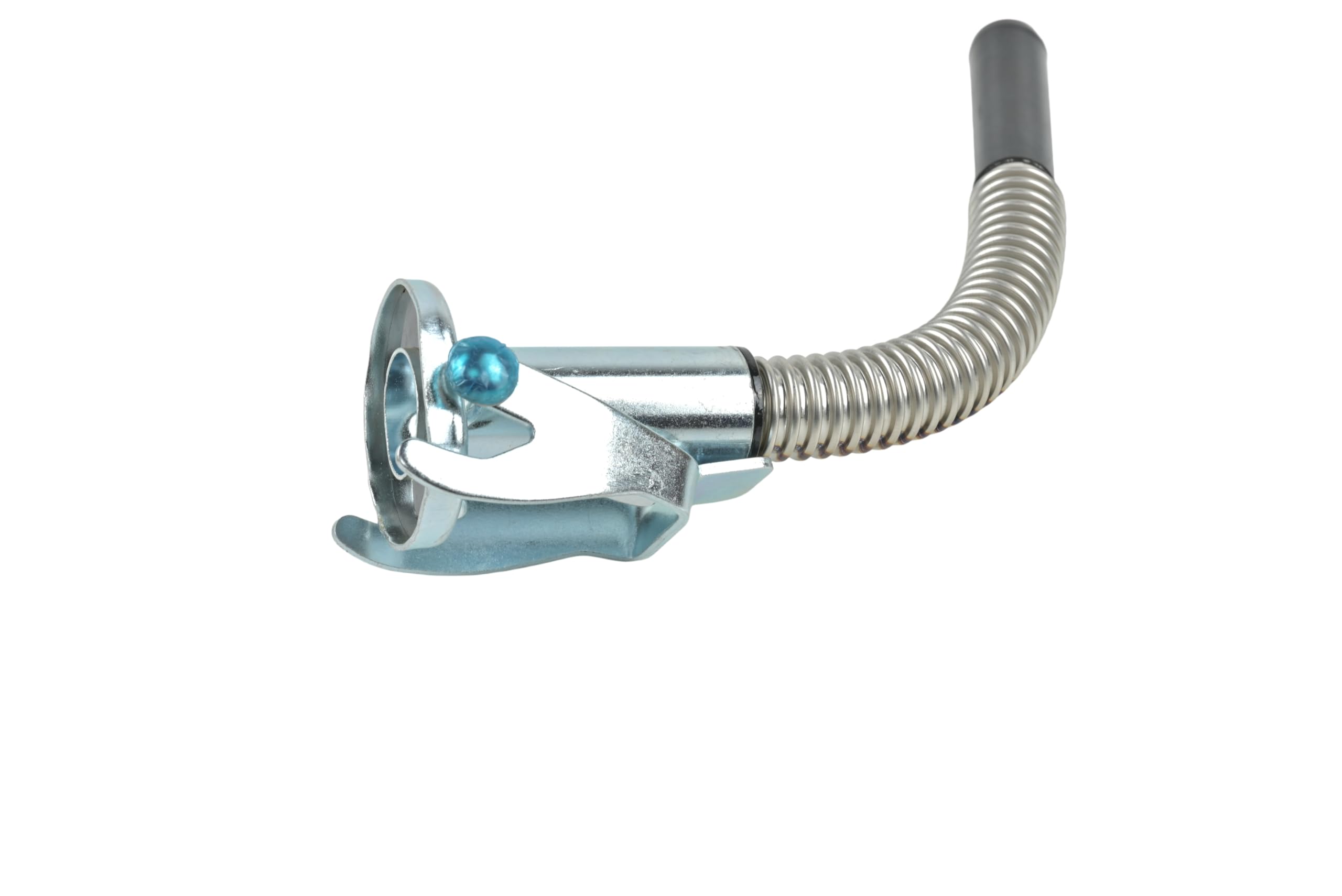 ASC - Silver Flexible Pouring Spout for Jerry Can with integrated mesh filter - Universal UK/EU Fitting