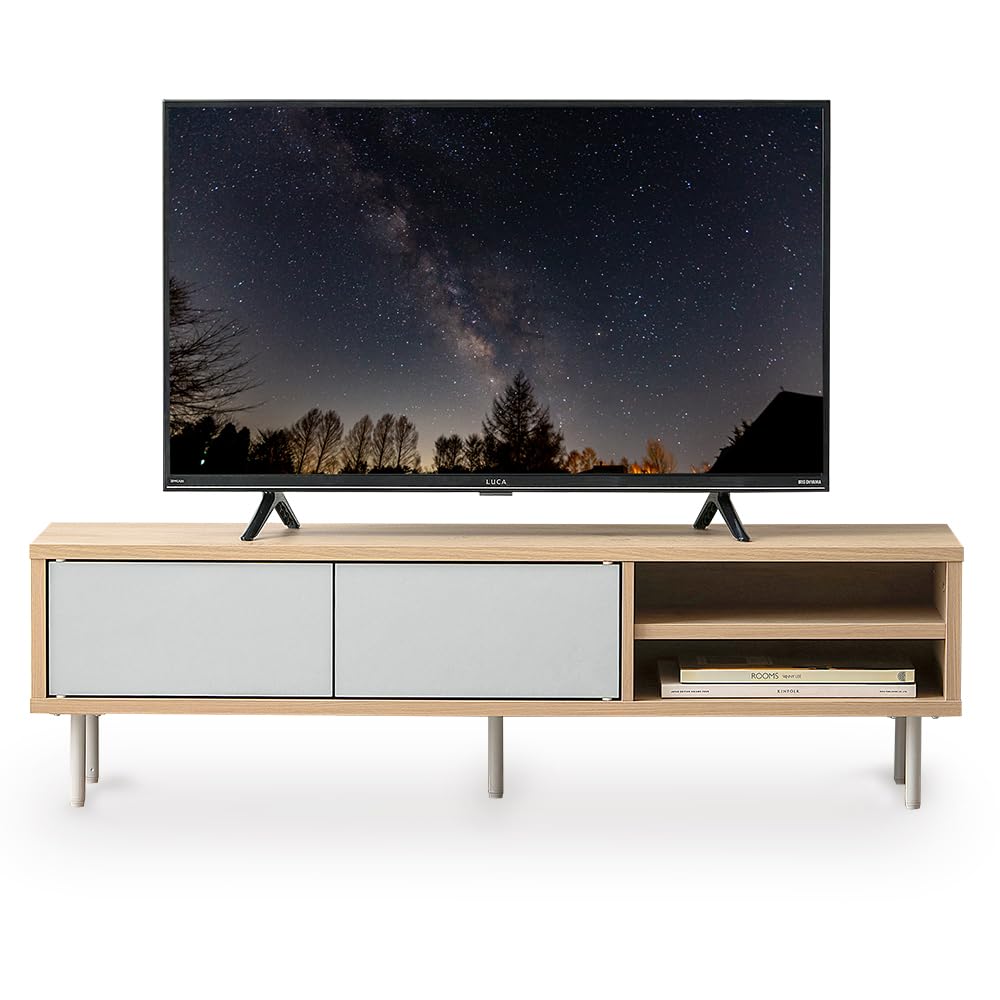 アイリスオーヤマ 納付きAVボード ナチュラル/グレーの商品画像