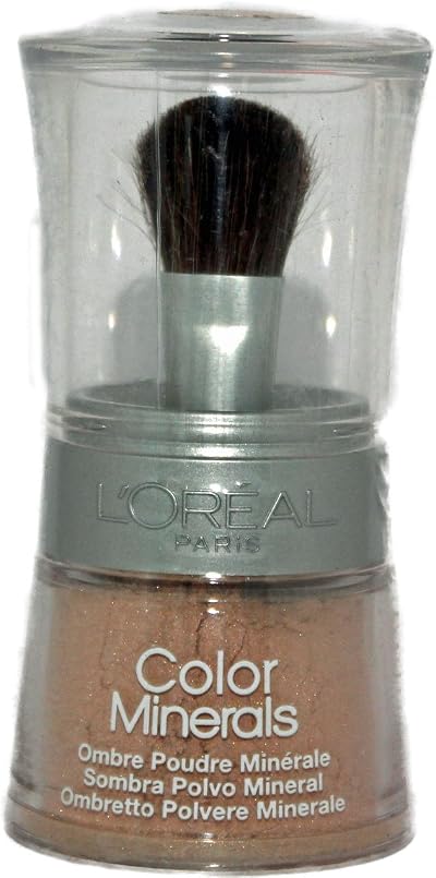 L'Oreal Paris Color Minerals 03 Desert Shimmer Eyeshadow Preservative Free Brush