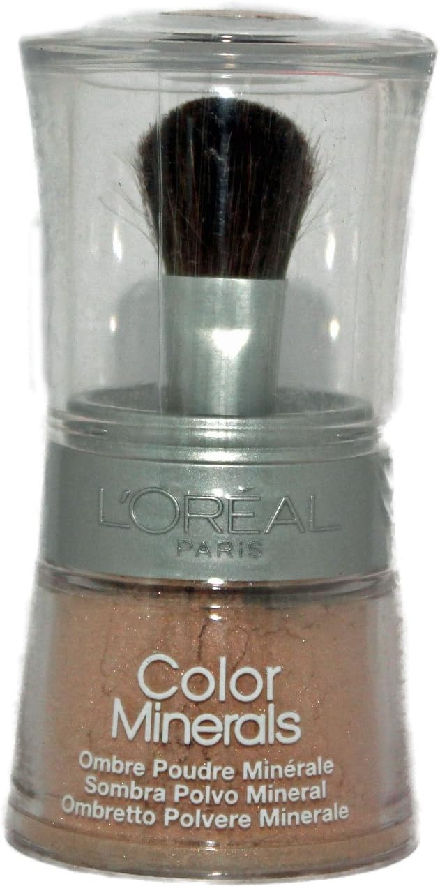 L'Oreal Paris Color Minerals 03 Desert Shimmer Eyeshadow Preservative Free Brush