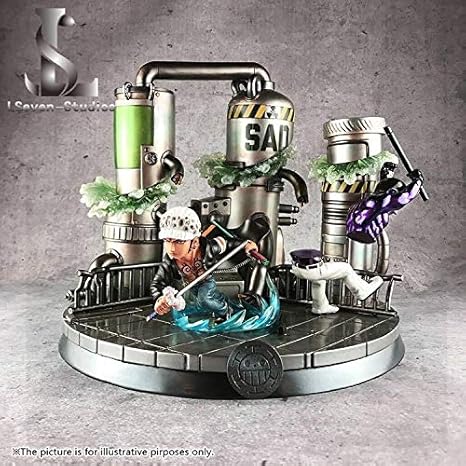 Amazon Lseven Studios ワンピース フィギュア ローvs ヴェルゴ完成品 フィギュア ドール 通販