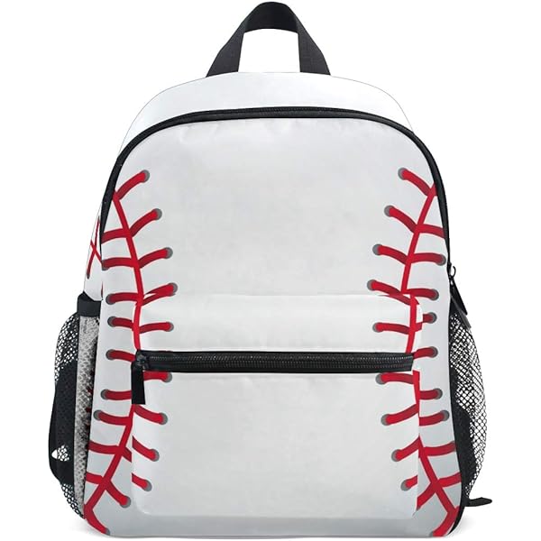 ADTASU Kids Travel Backpack With Baseball Pattern - Toddler Backpack For School, Travel, Chest Strap Included - View #2