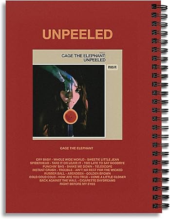 Amazon.com : Spiral Notebook Cage The Elephant Unpeeled Composition  Notebooks Journal With Premium Thick Office Organizer Paper : Office  Products