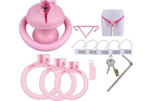 Men's Breathable Cage Stylish Concealed Practical Equipment with Fixing Strap-cpZC74 (Light Pink, 3291)