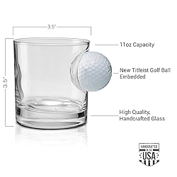 BenShot Golf Ball Rocks Glass - 11oz | Made in the