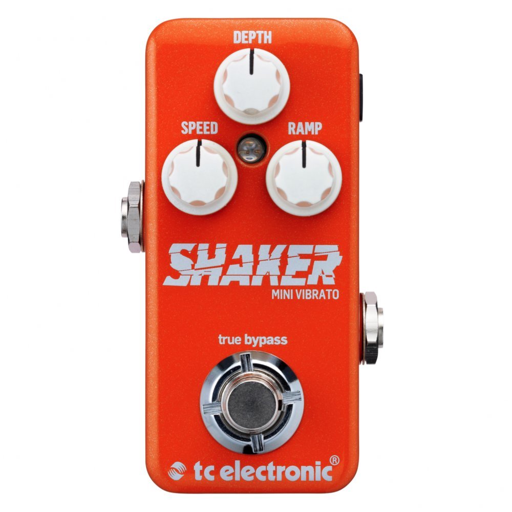 TC Electronic SHAKER MINI VIBRATO Ultra-Compact Vibrato Pedal with Built-In TonePrint Technology
