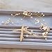Sunshinesmile Wedding Bridal Gold Starfish Crystal Rhinestone Hair Accessories Headband Tiara