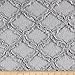 Shannon Minky Luxe Cuddle Lattice Silver, Fabric by the Yard