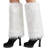 Nanxson Womens Fur Leg Warmer Winter Furry Long Boot Cuffs Cover TTW0034