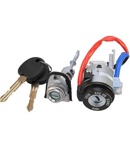 Amazon.com: Door Lock Cylinder W/2Keys Driver Side Fit 19-23 FORTE