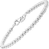 Silpada 'Falling Water' Natural Plated Hematite Beaded Bracelet in Sterling Silver, 7.5"