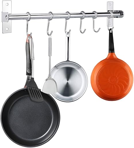 Amazon Sumnacon キッチンツールフック ウォールハンガー 壁マウント ステンレス キッチン収納 6連フック付き 40cm S キッチンツールフック オンライン通販 Amazon Sumnacon キッチンツールフック ウォールハンガー 壁マウント ステンレス キッチン収納 6連フック付き 40cm S キッチンツールフック オンライン通販