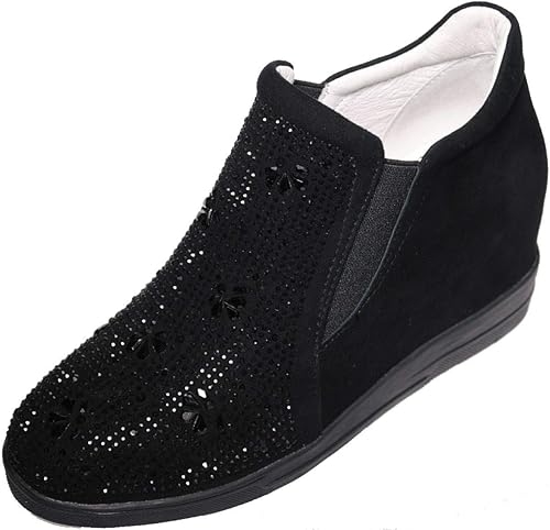 Amazon De Ocho A De Ocho 15a 86 デオチョアデオチョ スリッポン 21 5cm 24 5cm レディース ブラック スニーカー 厚底 本革 ブラック 23 5cm De Ocho A De Ocho デオーチョアデオーチョ ブーツ ブーティ