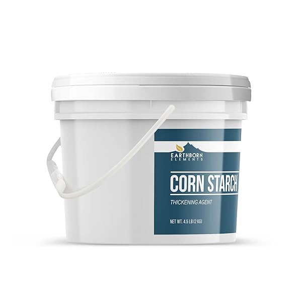 EARTHBORN ELEMENTS CORN STARCH (1 GALLON), THICKENER FOR SAUCES, SOUP, & GRAVY