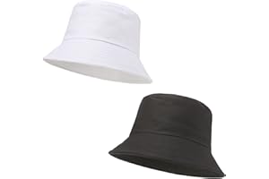 LPMOERA 3 Packs Unisex Athletic Bucket Hat Solid Colors Sun Hat with UV Protection for Outdoor Sports Packable Summer Hats