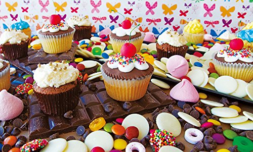 Colorluxe 1000 Piece Puzzle - Cupcake Candy Madness By Sharon Wee