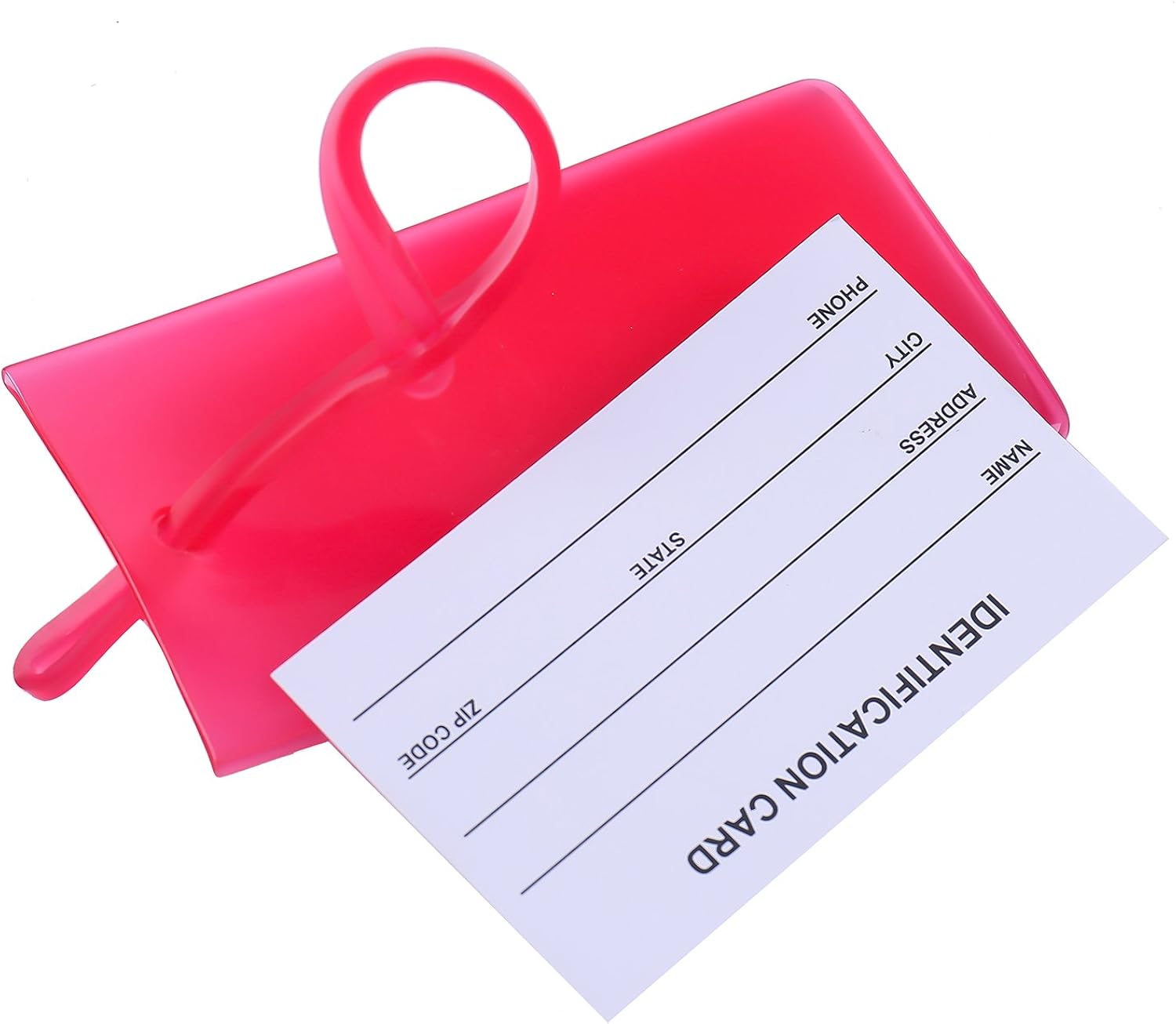  | 8 Packs Colorful Flexible Travel Luggage Tags for Baggage Bags/Suitcases - Name ID Labels Set for Travel | Luggage Tags