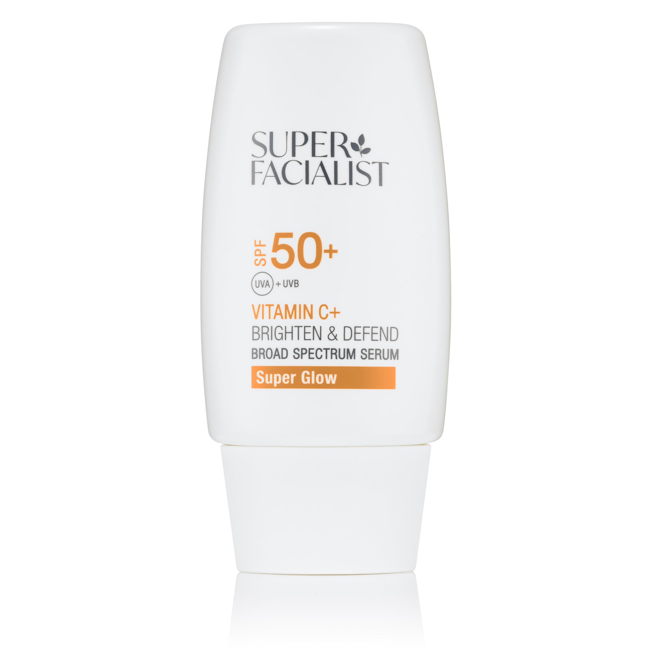Super Facialist Vitamin C+ Brighten & Defend Serum – SPF 50+ Broad Spectrum Protection, Antioxidant Face Serum for Radiant, Even Skin Tone & Daily UV Defense, 30ml