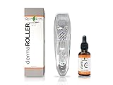Derma Roller Microneedle Kit with Face Serum