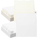 200 Pack Blank Cards and Envelopes 5 x 7, (Unfolded) Flat Cream Cardstock and A7 Envelopes, Self Seal for Wedding, Invitations, DIY Greeting Cardstock, Thank You Cards & All Occasion