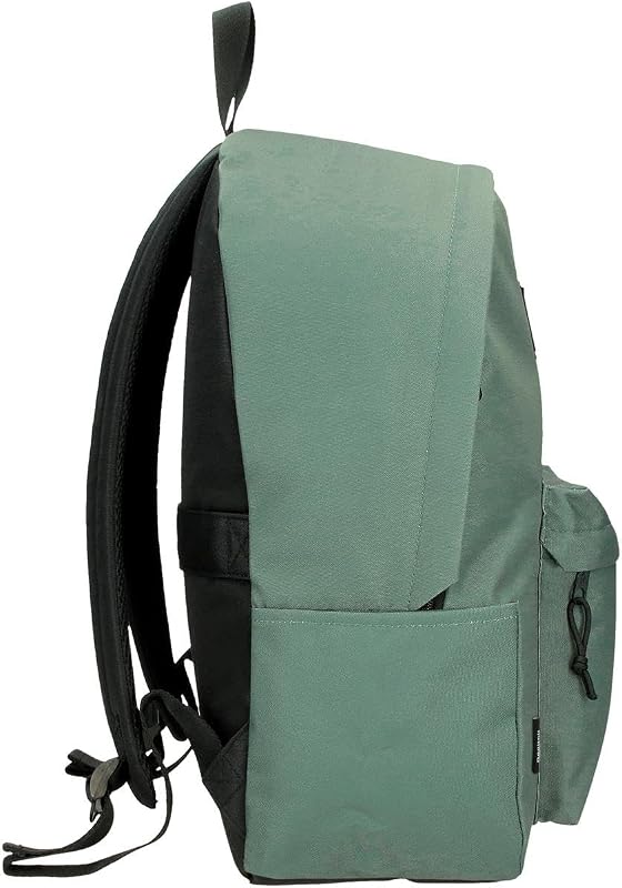 Brooklyn Colors Zaino per laptop, realizzato in poliestere, spalline larghe, ergonomiche e imbottite che si adattano perfettamente alla schiena, Molteplici modi di utilizzo, kaki, Taglia unica,