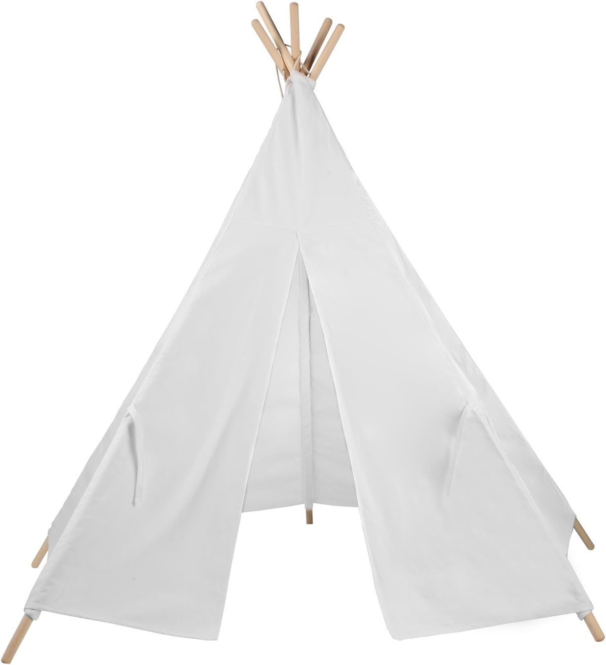 Canaloha CTE001 Kids Teepee Canvas Plain Play House Outdoor Indoor India Tent