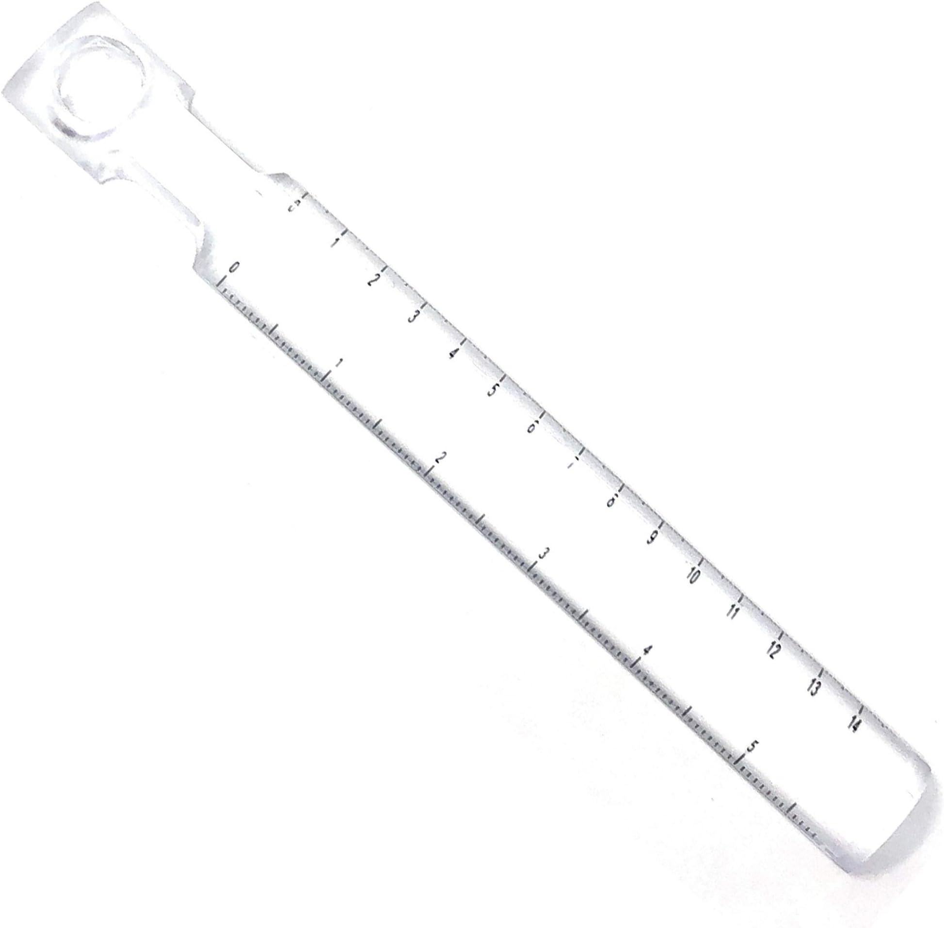 Rusoji Clear Magnifier Bar Magnifying Ruler for Reading Papers, Document, Labels