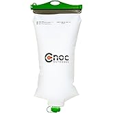 VectoX Extra Durable Water Collection and Filtration Bag 2L Green - 28mm Neck Compatible with Popular Filters - Wide Opening for Water Collection - Lightweight and Compact - Tethered Cap and Slider