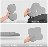 Flintronic Yoga Knee Pad with Black Resistance Band Grey 2 pcs view 7