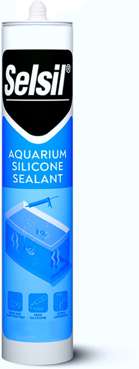 Amazon Co Jp Selsil アクアリウムシリコンシーラントクリア 高弾性 魚に安全 100 溶剤フリー 100 無毒 淡水 海水10 14オンス 300ml 透明 Diy 工具 ガーデン