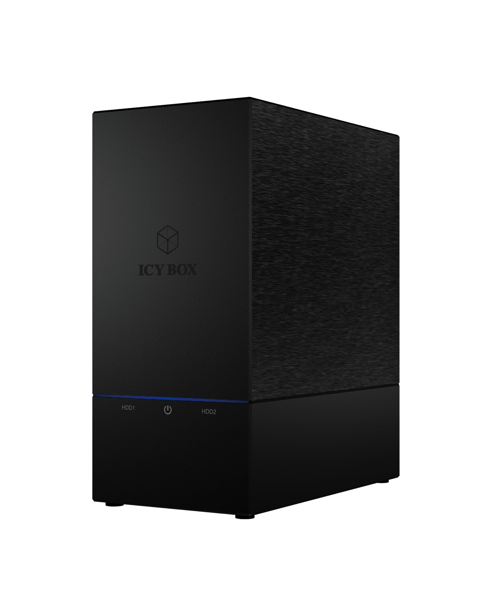 ICY BOX IB-RD3621U3 External RAID System (0/1/Single/Large) for 2X 3.5 Inch SATA HDD, USB 3.0 (UASP), SATA III, Fan, Standby, Black, 60045