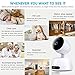 Wireless IP Camera, Two-way Audio, 2.4GHz WIFI 720P Camera for Pet Baby Monitor, Night Vision Camera, Home Security Camera Motion Detection Indoor Camera with Micro SD Card Slot