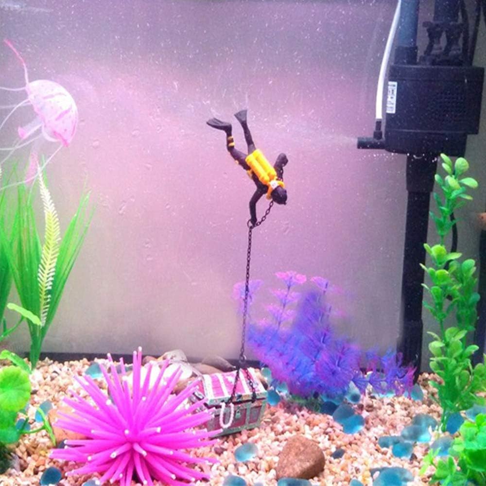 Amazon 水族館の造園 装飾 宝探しのカエルの装飾 水槽の水槽の酸素ポンプ 水槽の酸素化宝箱 宝探しの装飾 深海の装飾 緑色 Lightshine オーナメント 通販