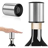Wine Bottle Stopper, Vakoo Vacuum Leakproof Wine Stopper [Keep Wine Fresh Up to 7 Days] for Wine Bottle, Expanding Beverage B