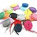 Tinksky 12 Pairs Flat Shoelaces Shoe Laces Strings for Sports Shoes Boots Sneakers Skates (Assorted Colors)