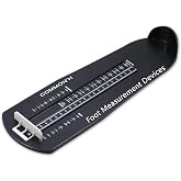 COMMON'H Shoe Sizer Foot Measurement Device Shoe Feet Measuring Ruler Sizer Buy Kids Shoes Online (UniBlack), One Size