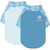 KYEESE 2Pack UPF50+ Dog Shirt for Small Dogs Cooling UV Protection Tank Top | Cooling Breathable Fabric, Reflective Design, Shedding Control, Skin-Friendly for Sensitive Dogs, Easy On/Off, Quick Dry