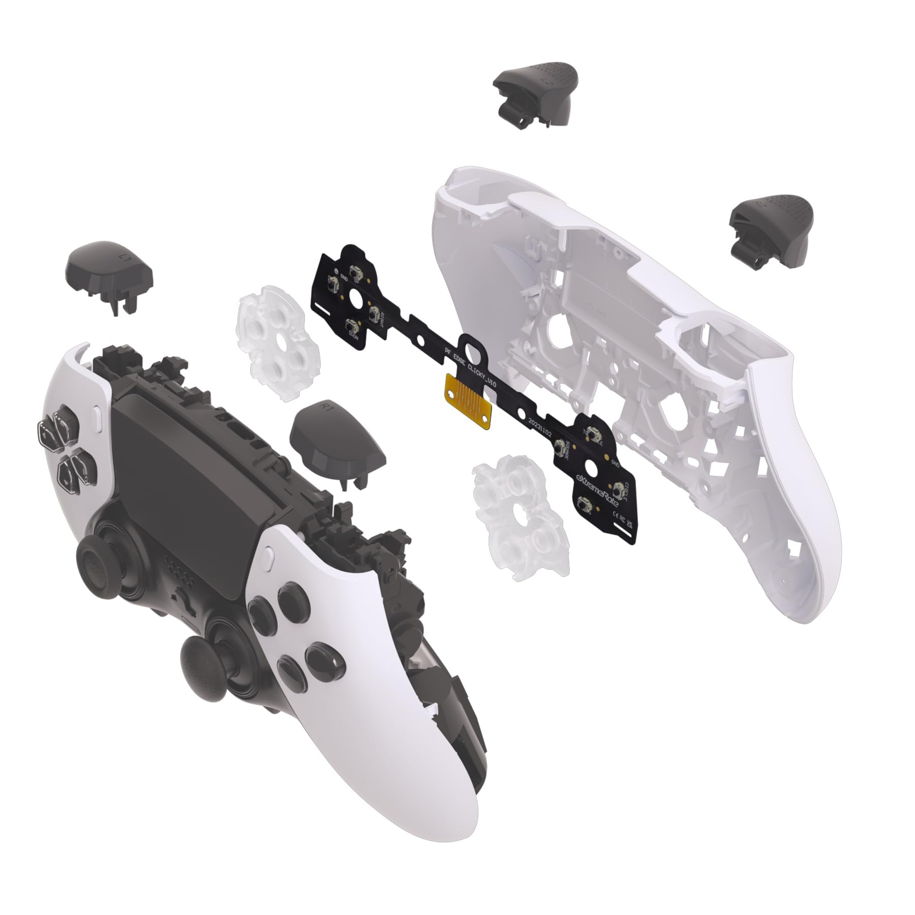 Mouse Click Ps4 Controller Mua eXtremeRate Face Buttons Clicky Kit for PS5 Edge Controller, Custom ...
