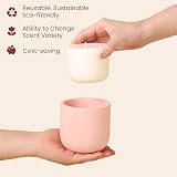 BOOWAN Nicole 9oz Round Candle Vessel Silicone Mold with Lid view 5