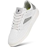 Thousand Fell Women’s Court Sneakers – Sustainable Vegan Bio-Leather Made from Recycled Materials – Water & Stain Resistant, Recyclable Everyday Shoes
